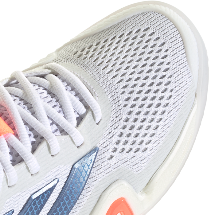Adidas Barricade 14 Womens Tennis Shoes - Footwear White/Halo Blue/Beam Orange