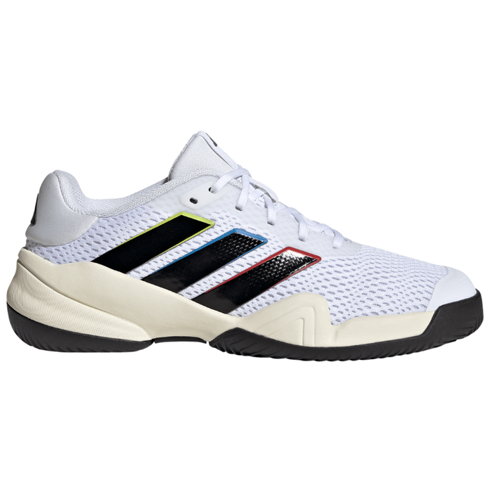 Adidas Barricade K Junior Tennis Shoes - Footware White/Core Black