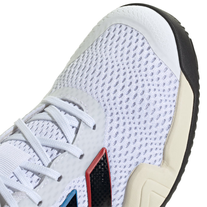 Adidas Barricade K Junior Tennis Shoes - Footware White/Core Black
