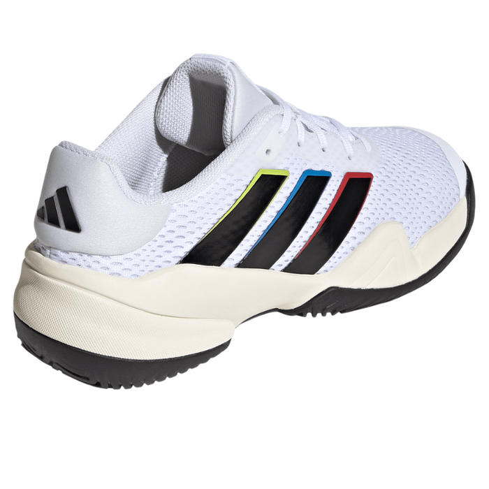 Adidas Barricade K Junior Tennis Shoes - Footware White/Core Black