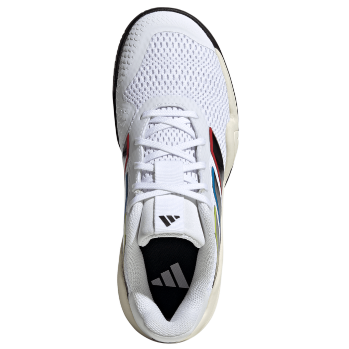 Adidas Barricade K Junior Tennis Shoes - Footware White/Core Black
