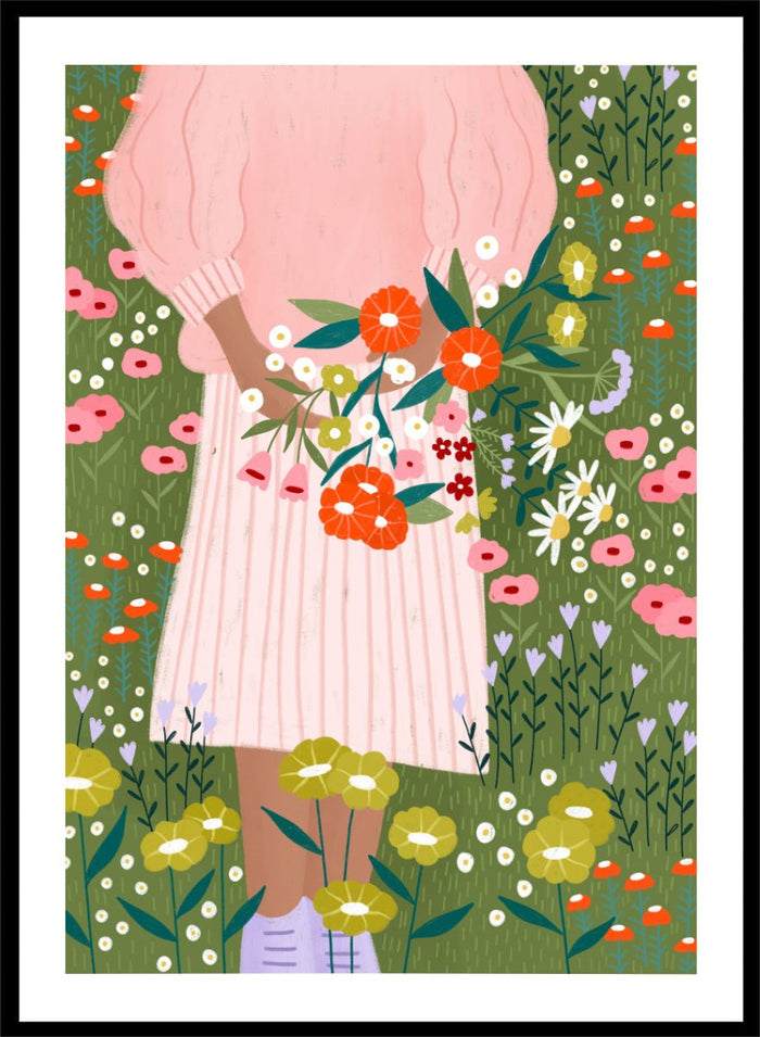 Bea Müller - Secret Garden Bouquet Art Print_Sugar & Canvas_Bea Müller