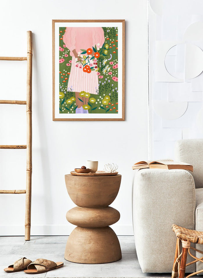 Bea Müller - Secret Garden Bouquet Art Print_Sugar & Canvas_Bea Müller