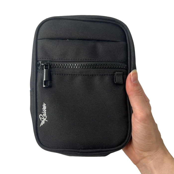 Black Bag With Tumbler Belt