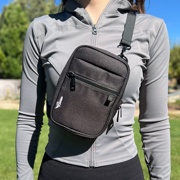Black Bag With Tumbler Belt