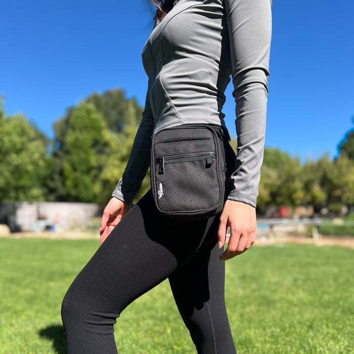 Black Bag With Tumbler Belt