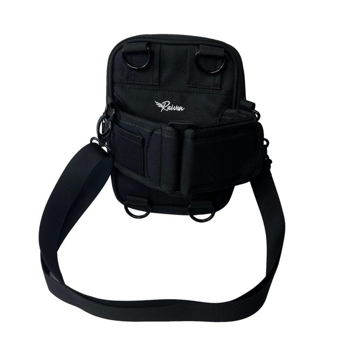 Black Bag With Tumbler Belt