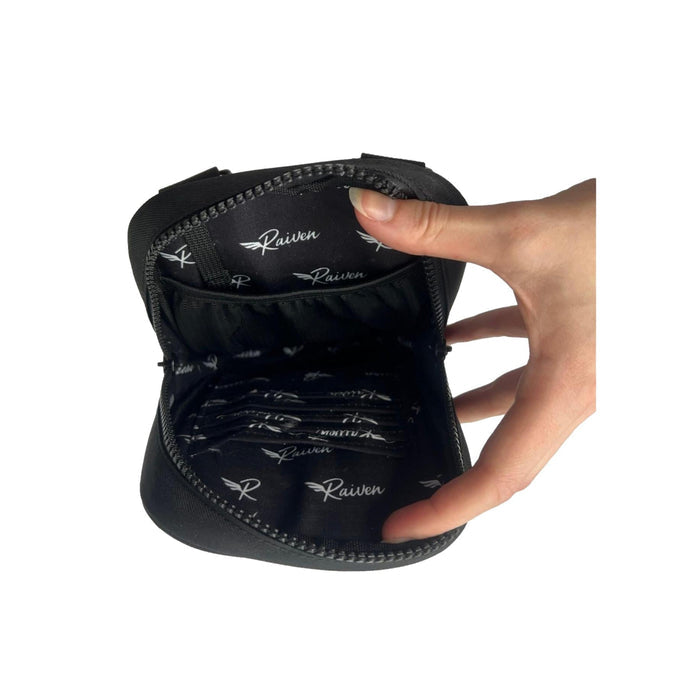 Black Bag With Tumbler Belt