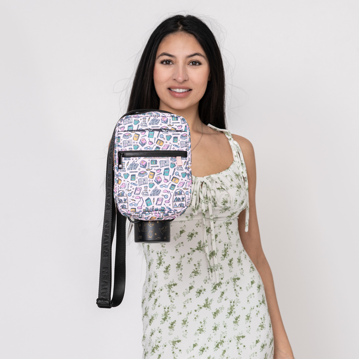 Booktrovert Medium Bag With Tumbler Belt