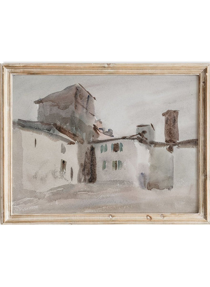 "Borgo San Lorenzo" Art Print_Sugar & Canvas_Anonymous
