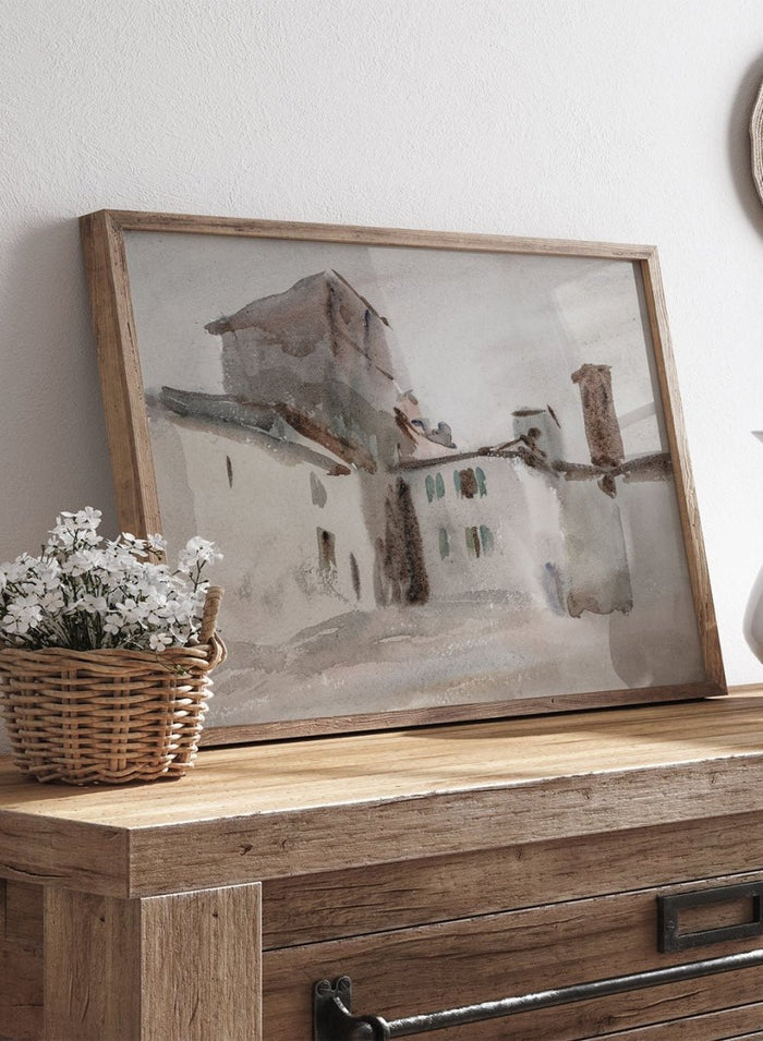"Borgo San Lorenzo" Art Print_Sugar & Canvas_Anonymous