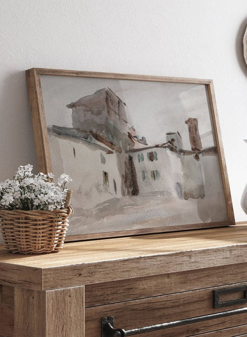 "Borgo San Lorenzo" Art Print_Sugar & Canvas_Anonymous