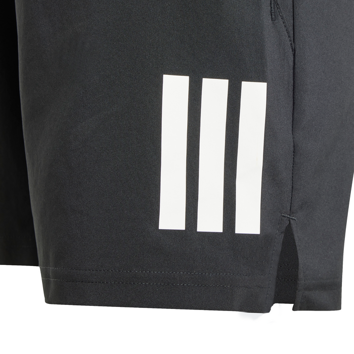 Adidas Boys Club 3-Stripes Junior Tennis Shorts - Black