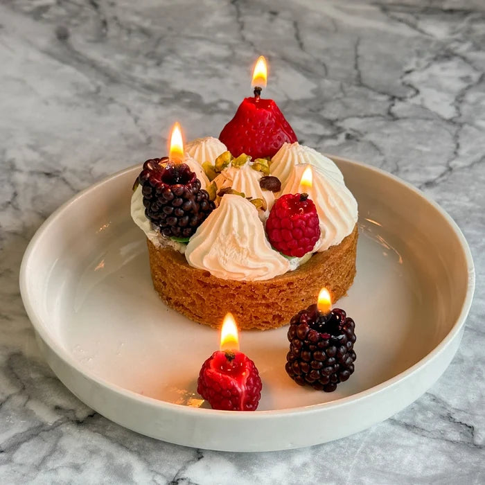 Candleberries-  Berry-Shaped Cake Candles (Set of 14)