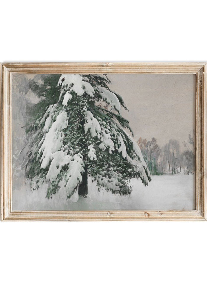 "Cap of Snow" Winter Art Print_Sugar & Canvas_Julian Falat