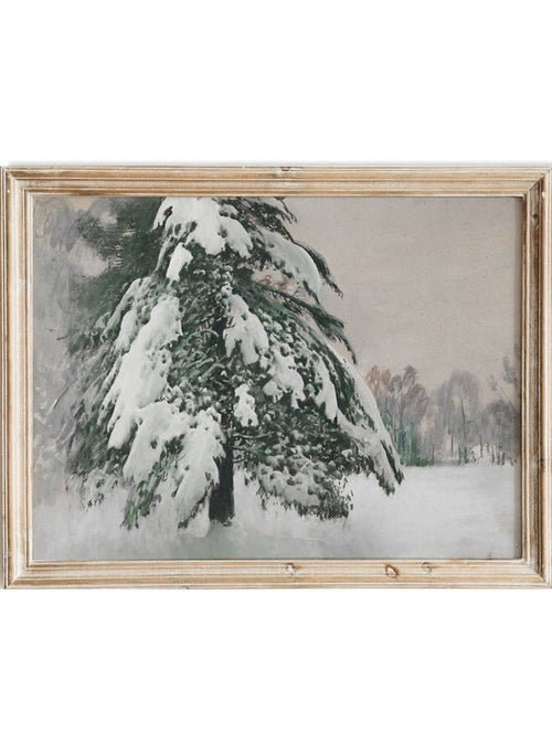 "Cap of Snow" Winter Art Print_Sugar & Canvas_Julian Falat