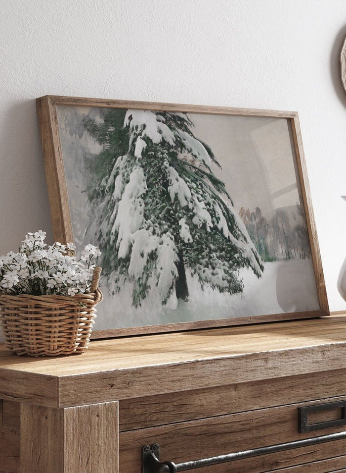 "Cap of Snow" Winter Art Print_Sugar & Canvas_Julian Falat