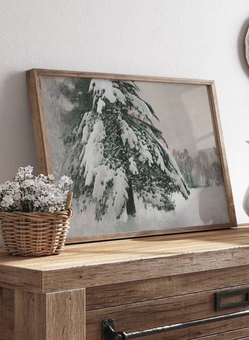 "Cap of Snow" Winter Art Print_Sugar & Canvas_Julian Falat