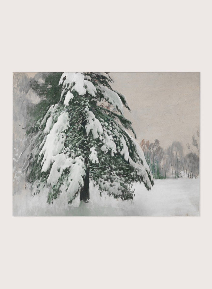 "Cap of Snow" Winter Art Print_Sugar & Canvas_Julian Falat