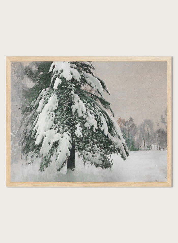 "Cap of Snow" Winter Art Print_Sugar & Canvas_Julian Falat
