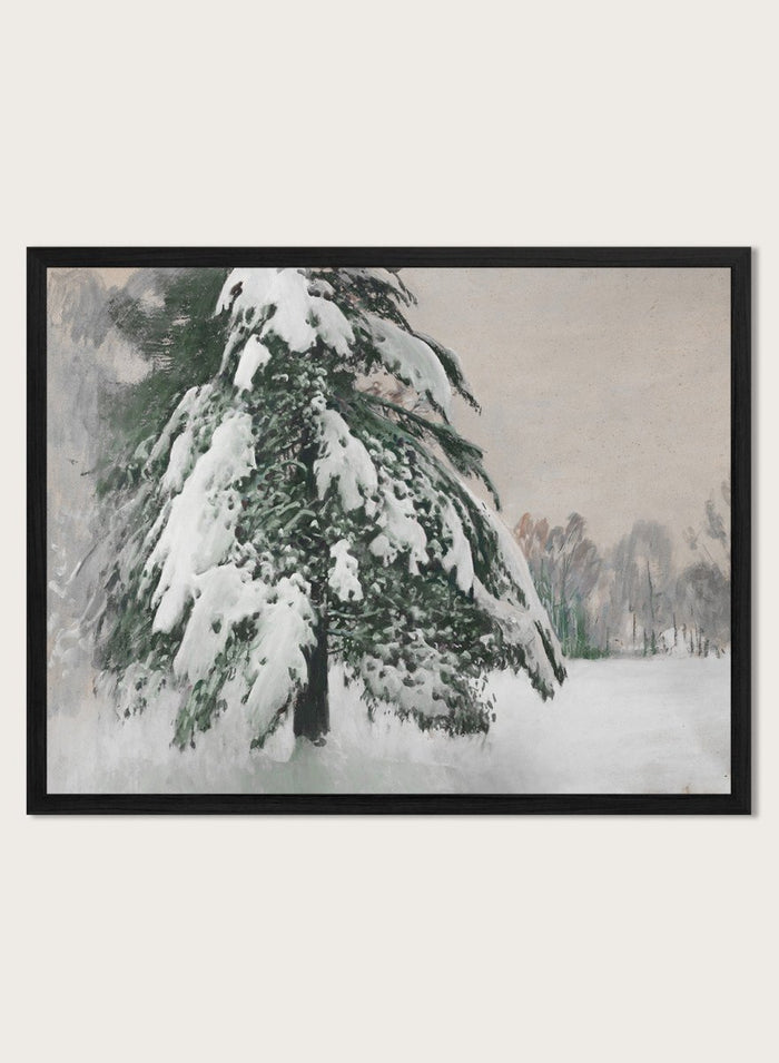 "Cap of Snow" Winter Art Print_Sugar & Canvas_Julian Falat