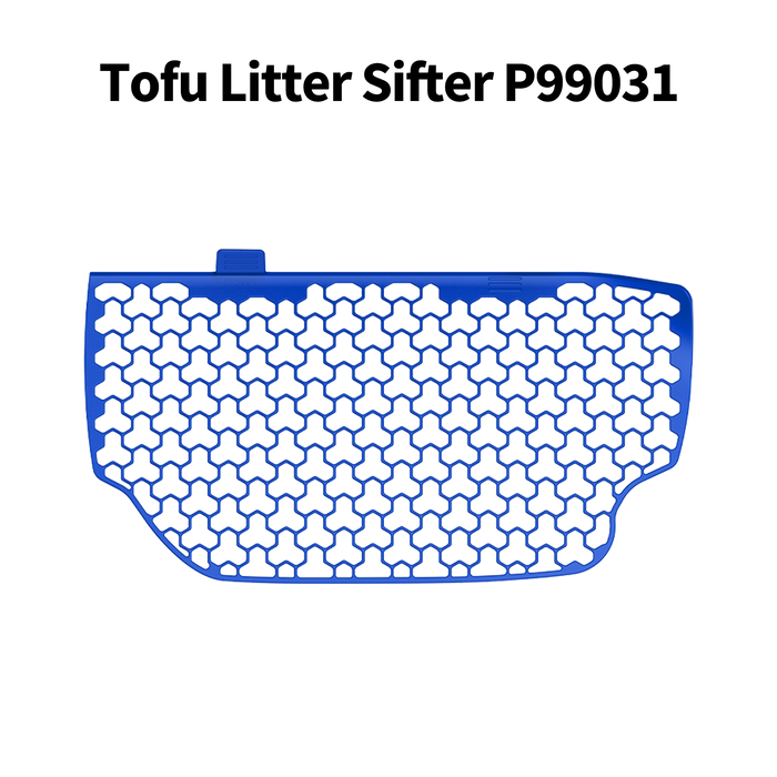 Tofu Cat Litter Sifter P99031 designed for Purobot Ultra, used to separate large-particle clumping litter from clean litter efficiently