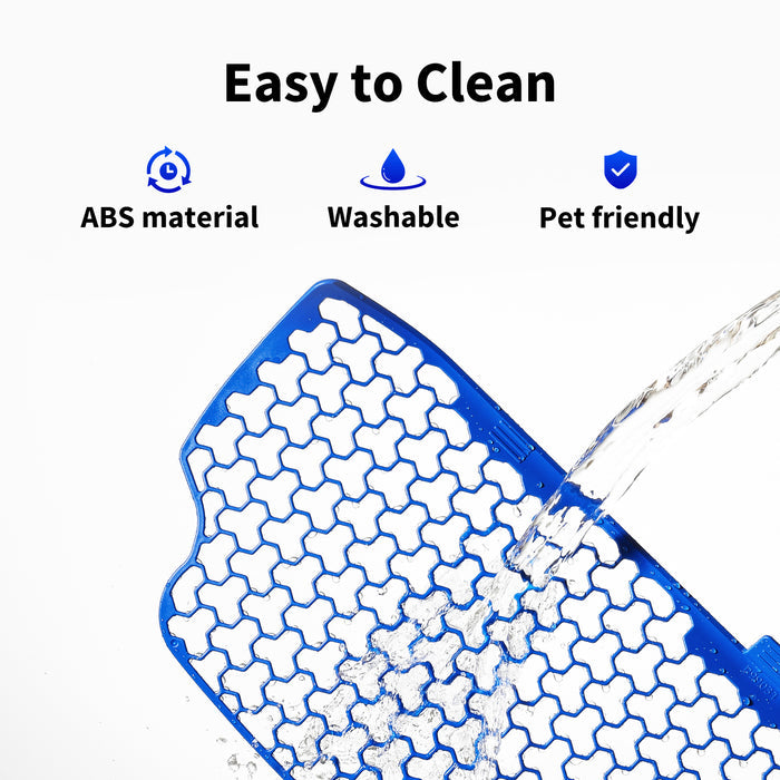 Cat Litter Sifter made of washable ABS material, odor-free and pet-friendly for easy daily cleaning