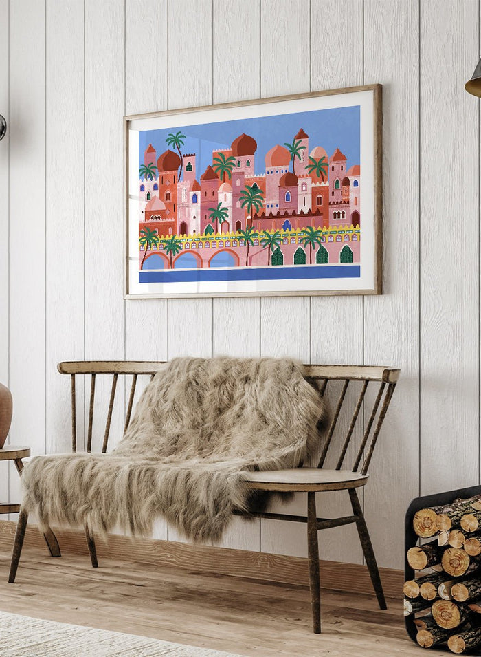 Ceyda Alasar - Arabian Fantasy City Art Print_Sugar & Canvas_Ceyda Alasar