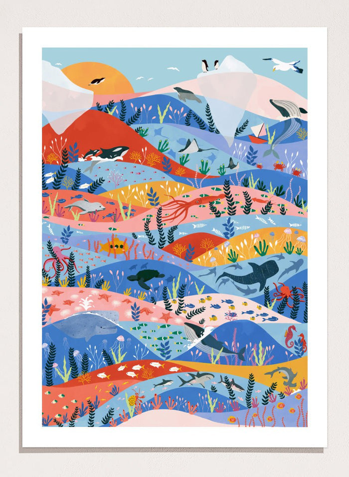 12x16 inches/30x40cm (Framing Available) / Unframed Print Only