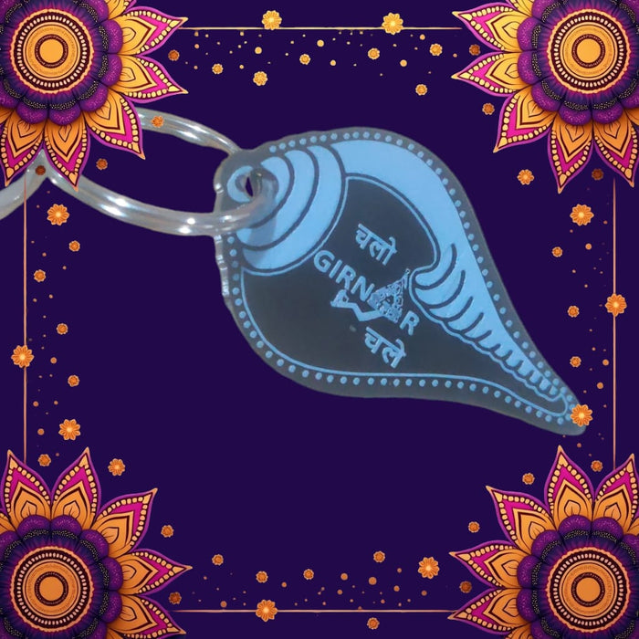 Chalo Girnar Chale Black Keychain 2
