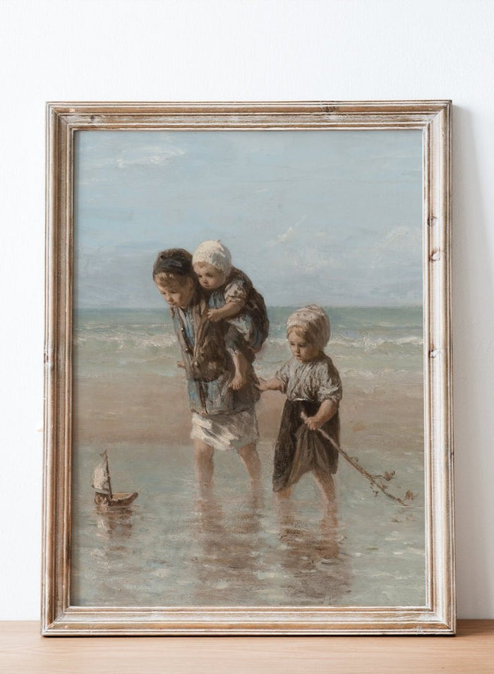"Children of the Sea" Art Print_Sugar & Canvas_Jozef Israels