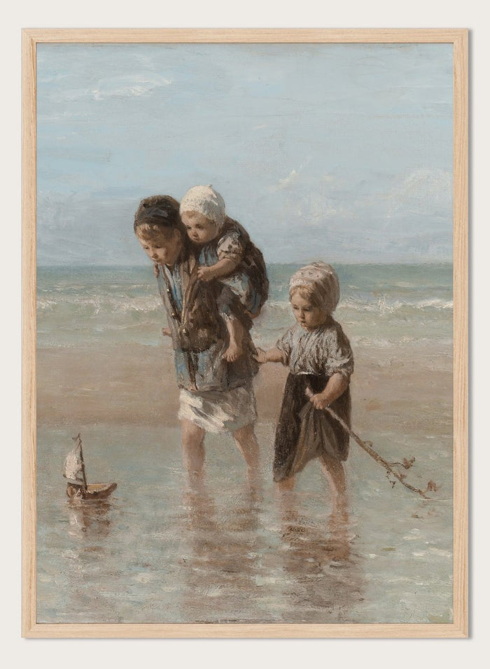 "Children of the Sea" Art Print_Sugar & Canvas_Jozef Israels