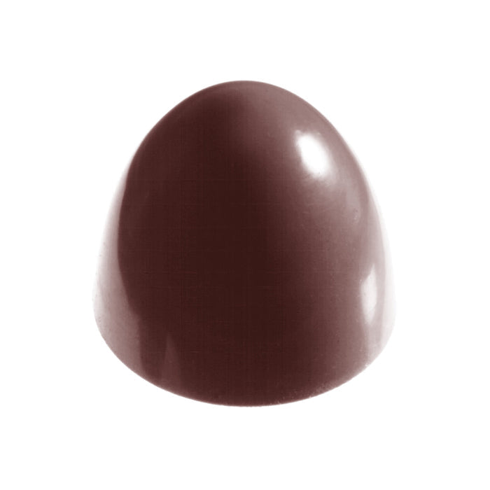 Chocolate World American Truffle polycarbonate chocolate mold 1867CW with 24 cavities, professional Belgian confectionery mold for bonbons and pralines, clear polycarbonate american truffle chocolate mould 1867CW