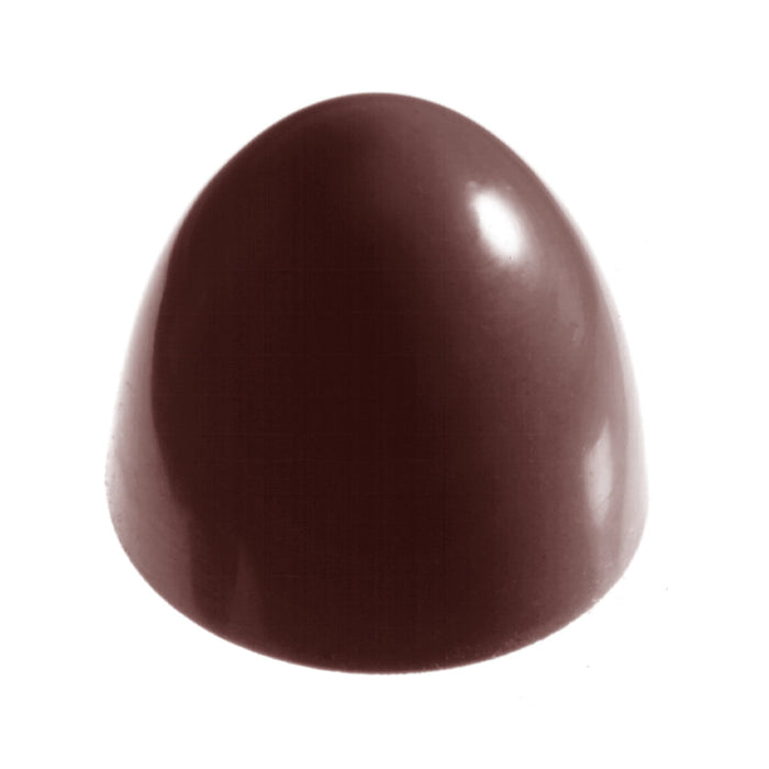 Chocolate World American Truffle (Small) polycarbonate chocolate mold 1292CW with 21 cavities, professional Belgian confectionery mold for bonbons and pralines, clear polycarbonate american truffle (small) chocolate mould 1292CW