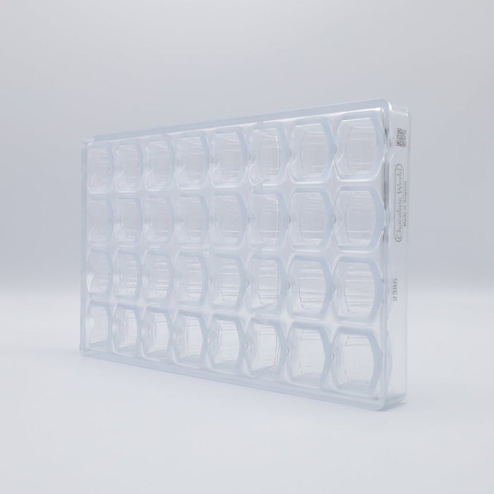 Chocolate World Barrel Polycarbonate Chocolate Mold – ~1.57 x 1.18 x 0.98 in, 8 Cavities