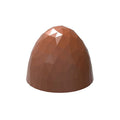 Chocolate World Bullet Facet polycarbonate chocolate mold 1923CW with 21 cavities, professional Belgian confectionery mold for bonbons and pralines, clear polycarbonate bullet facet chocolate mould 1923CW