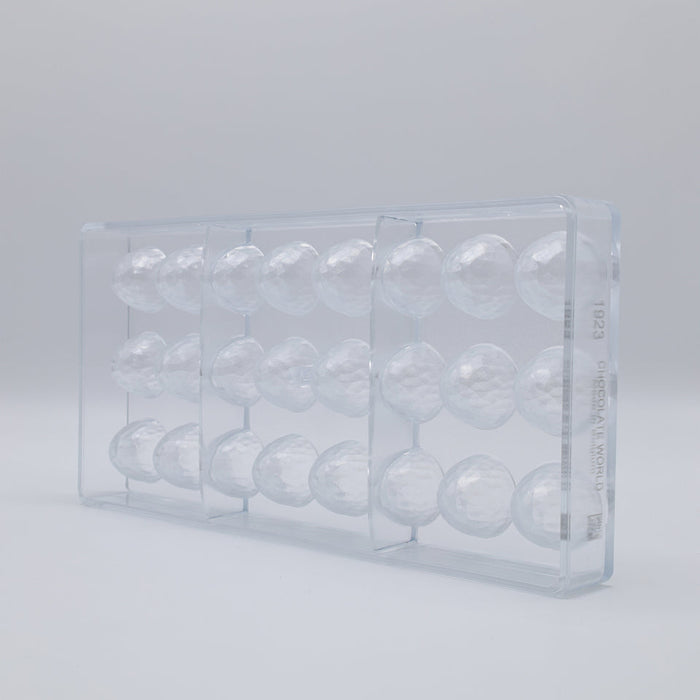 Chocolate World Bullet Facet Polycarbonate Chocolate Mold – ~1.50 x 0.87 x 0.87 in, 21 Cavities