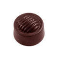 Chocolate World Caramel polycarbonate chocolate mold 2323CW with 24 cavities, professional Belgian confectionery mold for bonbons and pralines, clear polycarbonate caramel chocolate mould 2323CW