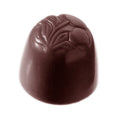 Chocolate World Cherry polycarbonate chocolate mold 1434CW with 21 cavities, professional Belgian confectionery mold for bonbons and pralines, clear polycarbonate cherry chocolate mould 1434CW