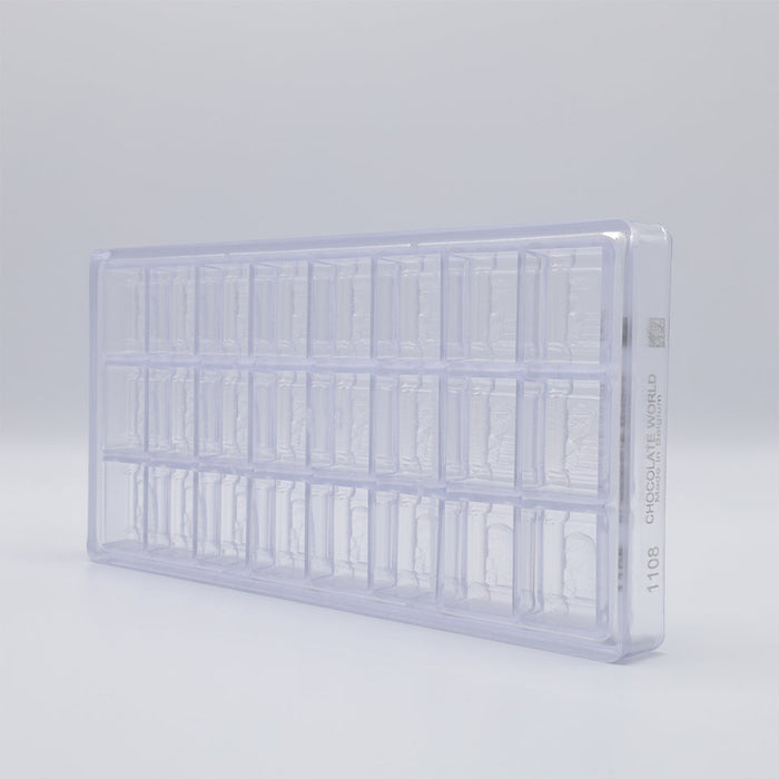 Chocolate World Cleopatra Polycarbonate Chocolate Mold – 1.42 x 1.14 x 0.55 in, 24 Cavities
