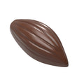 Chocolate World Cocoa Bean with 6 Lines polycarbonate chocolate mold 1798CW with 24 cavities (3x8 layout), professional Belgian cacao bean chocolate mold, clear polycarbonate cocoa bean mould 1798CW