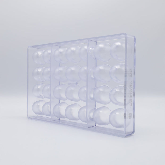 Chocolate World Cone Ø30×25mm Polycarbonate Chocolate Mold – 1.18 in diameter x 0.98 in, 24 Cavities