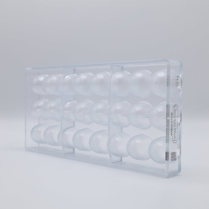 Chocolate World Cone Polycarbonate Chocolate Mold – 1.14 in diameter x 0.98 in, 24 Cavities