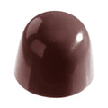 Chocolate World Cone polycarbonate chocolate mold 1157CW with 21 cavities, professional Belgian confectionery mold for bonbons and pralines, clear polycarbonate cone chocolate mould 1157CW