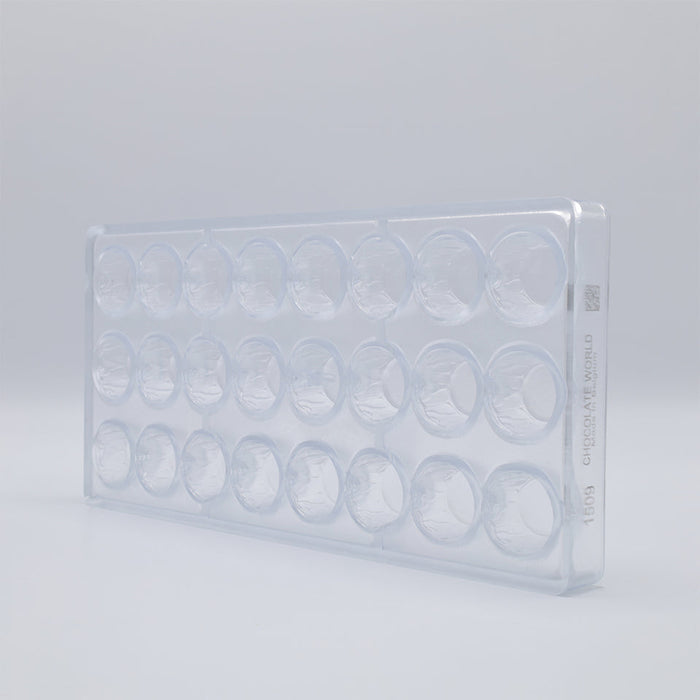 Chocolate World Cup Polycarbonate Chocolate Mold – ~1.77 x 1.77 x 0.98 in, 6 Cavities