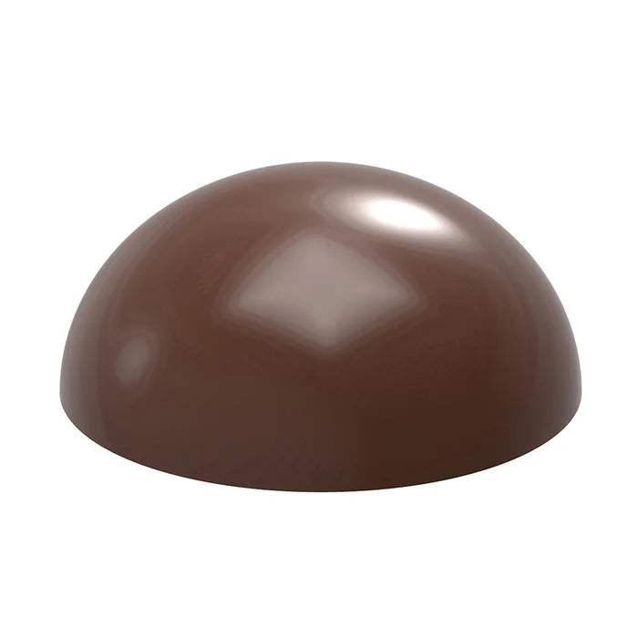 Chocolate World Dome / Half Sphere 50mm Polycarbonate Chocolate Mold – Ø 1.97 x 0.85 in, 8 Cavities