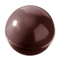 Chocolate World Half Sphere (Hemisphere) polycarbonate chocolate mold 1158CW with 36 cavities, professional Belgian confectionery mold for bonbons and pralines, clear polycarbonate half sphere (hemisphere) chocolate mould 1158CW