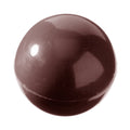 Chocolate World Half Sphere Ø27mm polycarbonate chocolate mold 1258CW with 32 cavities, professional Belgian confectionery mold for bonbons and pralines, clear polycarbonate half sphere ø27mm chocolate mould 1258CW