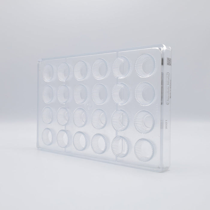 Chocolate World Imperador Polycarbonate Chocolate Mold – 1.14 in diameter x 0.71 in, 21 Cavities