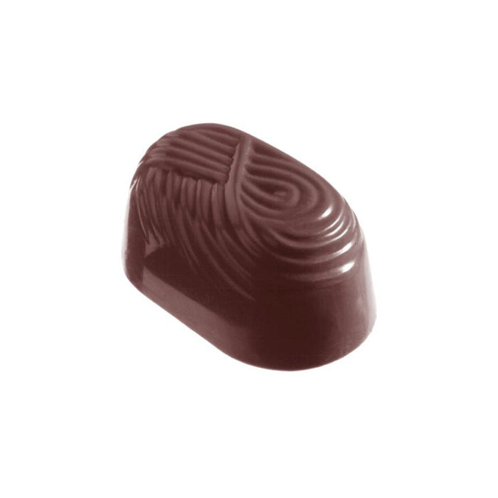 Chocolate World Injection Model Deep polycarbonate chocolate mold 2300CW with 8 cavities, professional Belgian confectionery mold for bonbons and pralines, clear polycarbonate injection model deep chocolate mould 2300CW